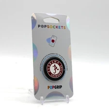 POPSOCKETS POPGRIP Phone Grip & Stand ALABAMA CRIMSON TIDE, Brand New