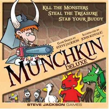 Munchkin Deluxe Board Card Game From Steve Jackson Games SJG 1483