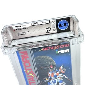 New NES Metal Storm WATA 8.5 Factory Sealed 1991 Graded Nintendo Game