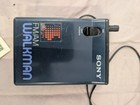 Working Vintage Sony AM/FM Walkman Radio 80s SRF-33w blue 1980s — photo 1
