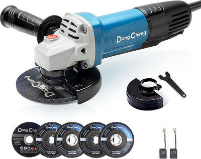 Dongcheng Angle Grinder 4-1/2 Inch 6.7-Amp Paddle Switch 11800RPM Power Electric