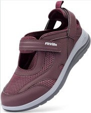 FitVille Diabetic Shoes for Women Extra Wide Width Diabetic Womens Sandals, New