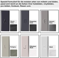 Wachskitt Reparaturset Grau FüR Laminat PVC Vinyl MöBel Parkett Holzwachs 100G