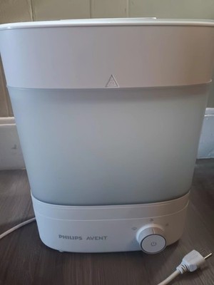 Philips AVENT Electric Baby Bottle Sterilizer White Removable Tray