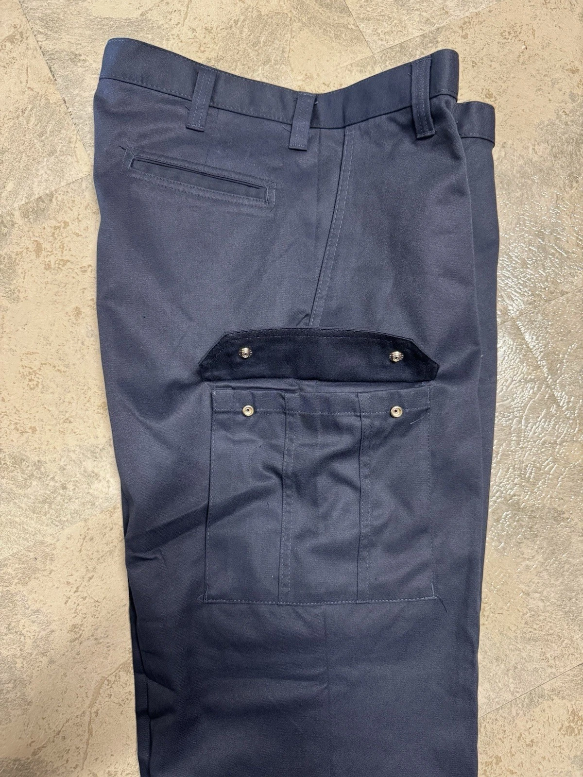NP cargo work pants for men navy blue