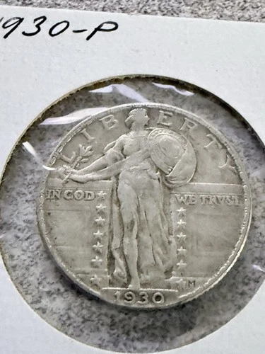 1925, 1926, 1927, 1928, 1929, 1930 Standing Liberty Quarter Lot, 6 Silver Coins