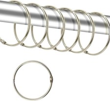 24 Pack Shower Curtain Rings,Rust Proof Shower Curtain Hooks for Bathroom,Circul