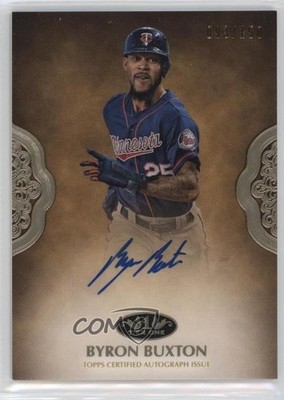 2019 Topps Tier One Prime Performers 93/150 Byron Buxton #PPA-BB Auto 5w7