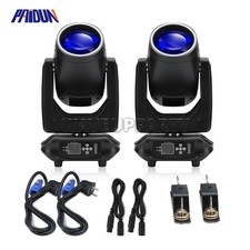 PAIDUN Set of 2 LED 230W 7R Beam Moving Head Light Rainbow Effect Disco Bar Club