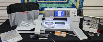 Bernina 880E Sterling Edition Sewing and Embroidery Machine with Plus Upgrage