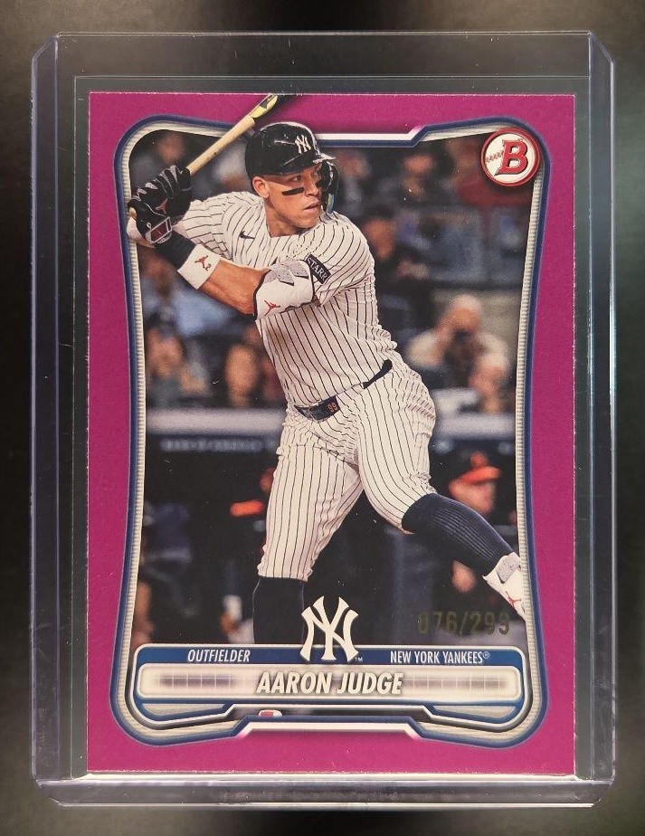 2026 Bowman Aaron Judge #1 Fuchsia Border 16/299 Yankees