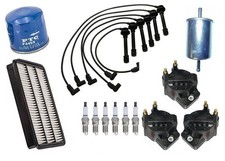 Ignition Spark Plug Wires Air Oil Gas Filters for Honda Passport 3.2L 94-95 13pc