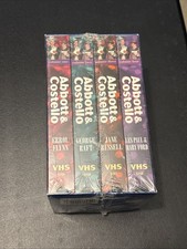 Abbott & Costello 4 Tape Set - VHS 1996 - Tapes are still sealed