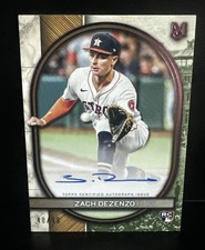 2025 Topps Museum Collection Pink Zach Dezenzo Archival On Card Auto RC 48/99