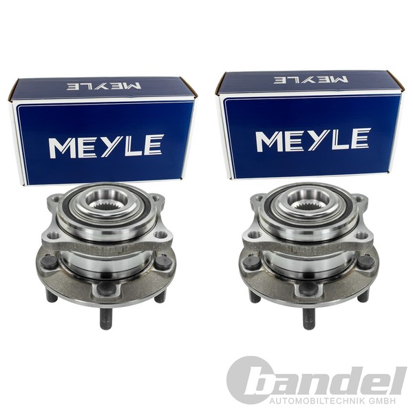 2X Meyle Radnabe MIT Integriertem Radlager Hinten Vorne Passend FüR Hyundai Gran-image