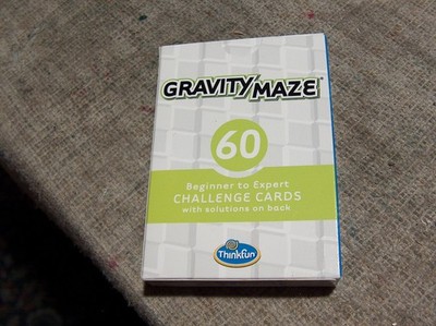 Thinkfun Gravity Maze Replacement Beginner to Expert Challenge Cards New  SEALED