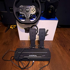 MOZA Racing R5 Racing Simulator Racing Wheel, Wheel Base & Pedal Set Bundle