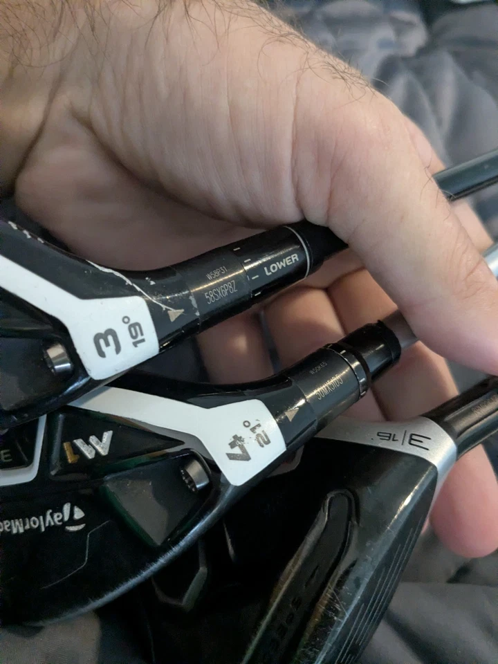 Left Taylormade M6 D Type,M1 wood set. 3 wood.3,4 hybrids.16,19,21. Senior - Image 2 of 4