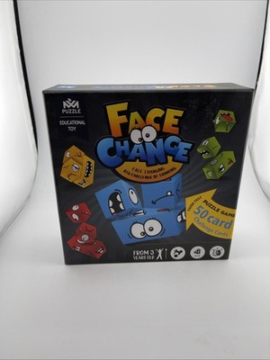 FACE CHANGE Puzzle - Educational Toy - Wooden Puzzle Game - 3+ New Open