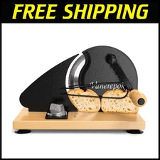 Vintage-Inspired Bread Slicer for Home Bakers - Adjustable Thickness & Easy Use