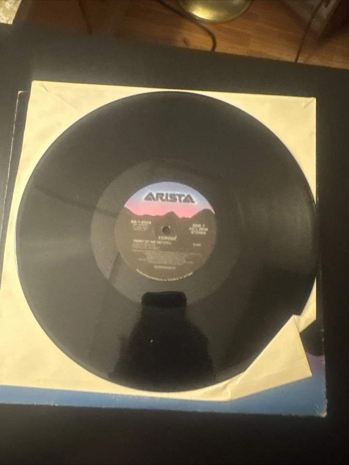 Exposé–Point Of No Return–1985 Arista– 12" Vinyl Single - Image 4 of 4