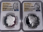 2023 S — 2 Coin Morgan and Peace Silver Dollar UCAM NGC PF70