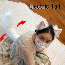Realistic Faux Fur Moving Tail Ideal for Cosplay Events  Furry Costume Lovers