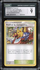 2019 Pokemon SPANISH Worlds Champions Festival of Champions SM78 CGC 9 MINT on eBay