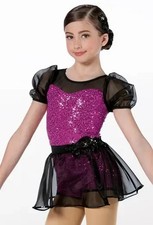 Weissman dance costume Adult Small AS Leotard Dress Skating Aerialist Circus