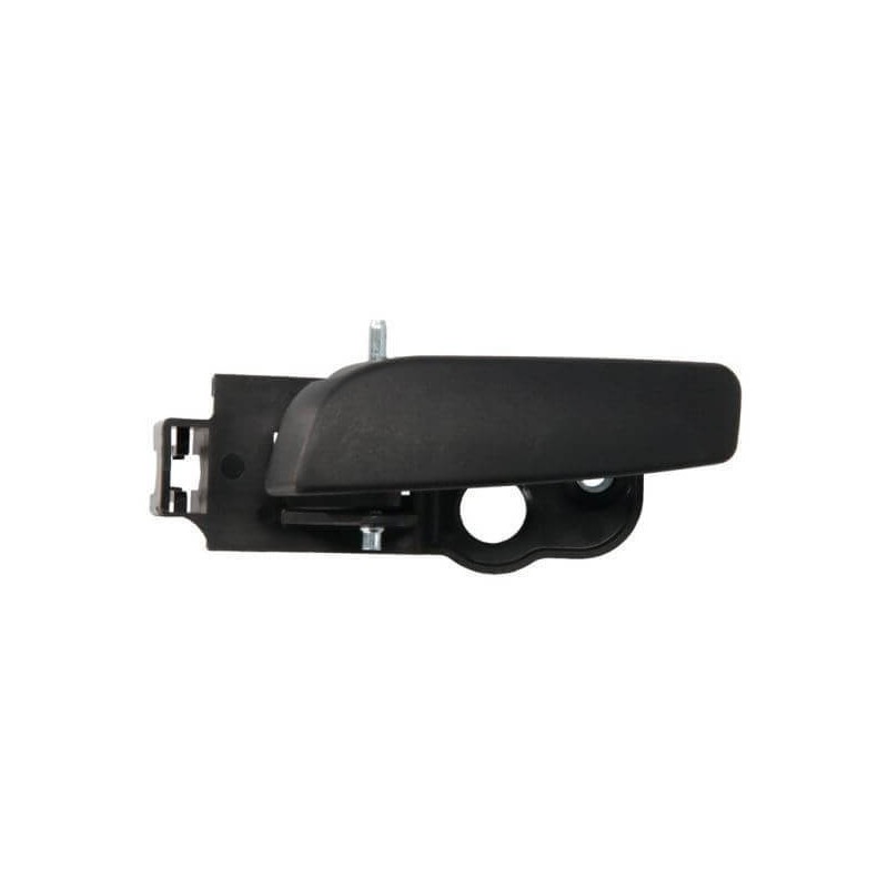 Poignée de porte latérale droite pour Fiat Qubo après 2008 noire en ABS