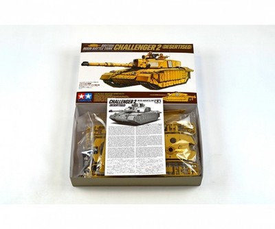 Tamiya 1:35 Britischer Kampfpanzer Challenger 2 Wüste   Modellbausatz