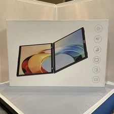 New HOTYEAH Portable Black Dual Laptop Screen Extender 15.6" Folding USB C $189!