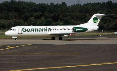 MO1359     Aircraftslide/Dia   Germania    Fokker 100     D-AGPG