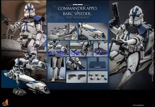 Hot Toys TMS076 Star Wars 1 6 Scale Commander Appo     Barc Speeder Action Figure