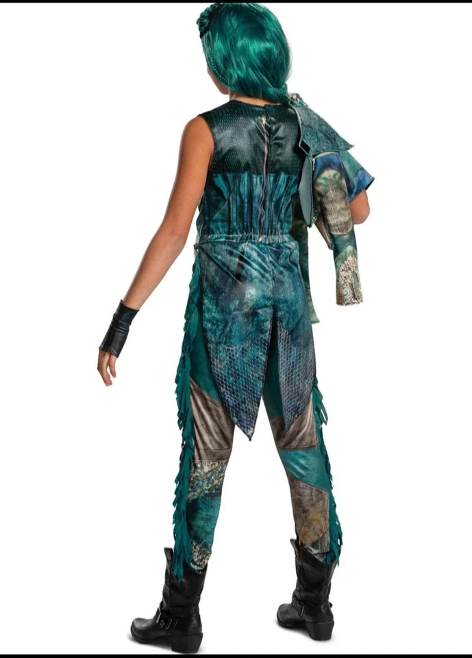 Disney Descendientes 3 UMA Deluxe Halloween Disfraz Mono Niño L (10-12) NUEVO Foto 3 de 4