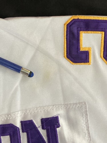 Vintage White Reebok Authentic NFL Jersey Vikings Adrian Peterson Sewn Size 54 - Picture 11 of 19