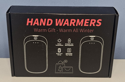 2 Pack Hand Warmers Rechargeable Portable Electric 