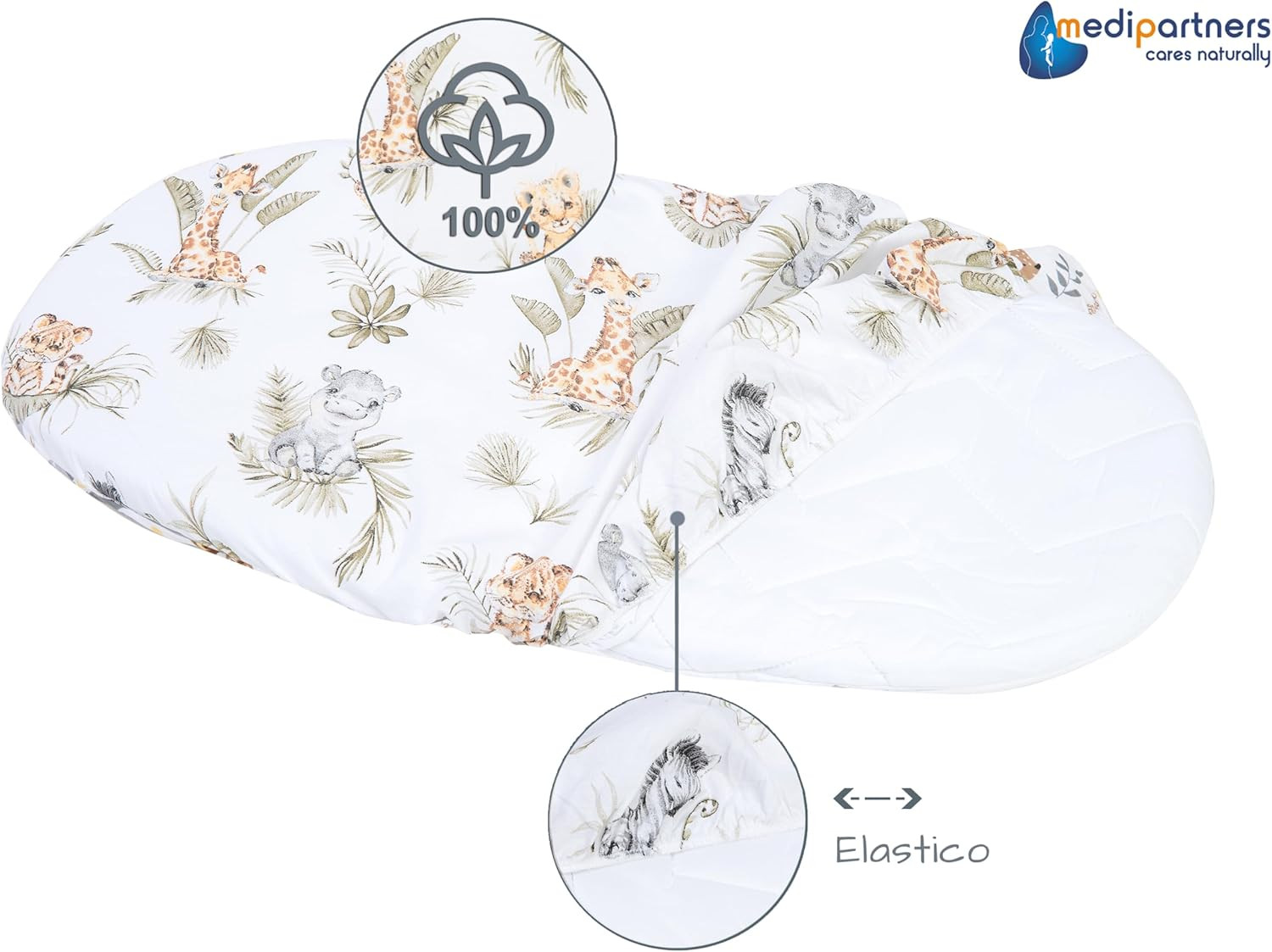 Lenzuola Lettino Culla 86X40 Set 3 Lenzuolo Navicella Neonato Carrozzina Con Ang foto 5