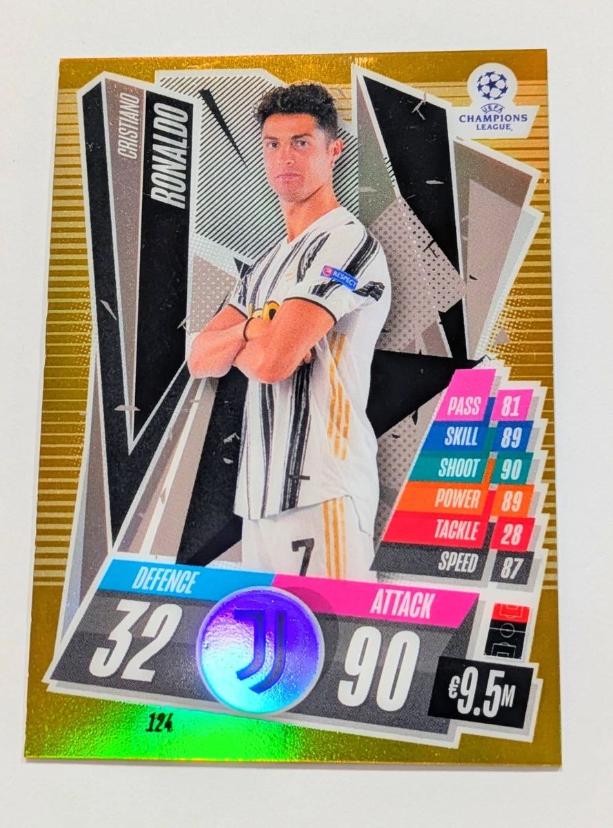 2020-21 Topps Chrome Match Attax UCL Cristiano Ronaldo #124 for