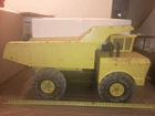 Vintage 1970's Mighty Tonka Yellow Pressed Steel Dump Truck XMB-975 *SEE PICS*