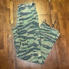 Rothco Tiger Stripe Camo Cargo RipStop Pants Men's S Adjustable 30X32 Military