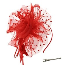 Women Fascinators Hats Flower Fascinators with Headband and Clip Tea Party He...