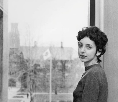 Joyce Carol Oates By The Window 1969 OLD PHOTO