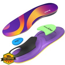 GoSkala Plantar Fasciitis Insoles Arch Support Shock Absorption Athletic