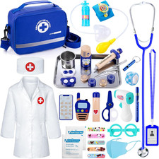 Doctors Set for Kids, Kids Doctors Set with Realistic Stethoscope, Doctor Costum