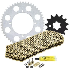 Sprocket Chain Set for Kawasaki KX100 13/49 Tooth 420 X-Ring Front Rear Combo