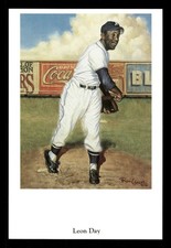 1991 Ron Lewis Negro League Postcards /10000 #6 Leon Day SN10000 NM BXOS10