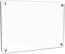 Targa Plexiglass sp. 5 mm-Inclusi distanziali-Targa pubblicitaria plexiglass UV