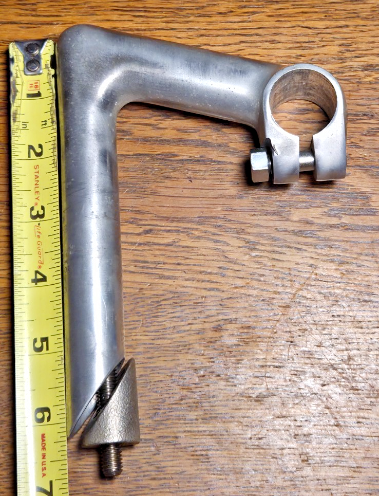 Tige sans filetage Nitto 22,2 mm pince 25,4 mm portée 100 mm vélo de