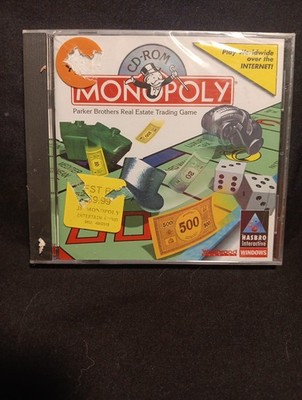 Monopoly  3D CD-ROM W/ internet play 1998 /PC minimum windows 3.1/95 BRAND NEW